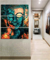 Painting by Numbers Sleeping Buddha - 3-Panel (Triptych)